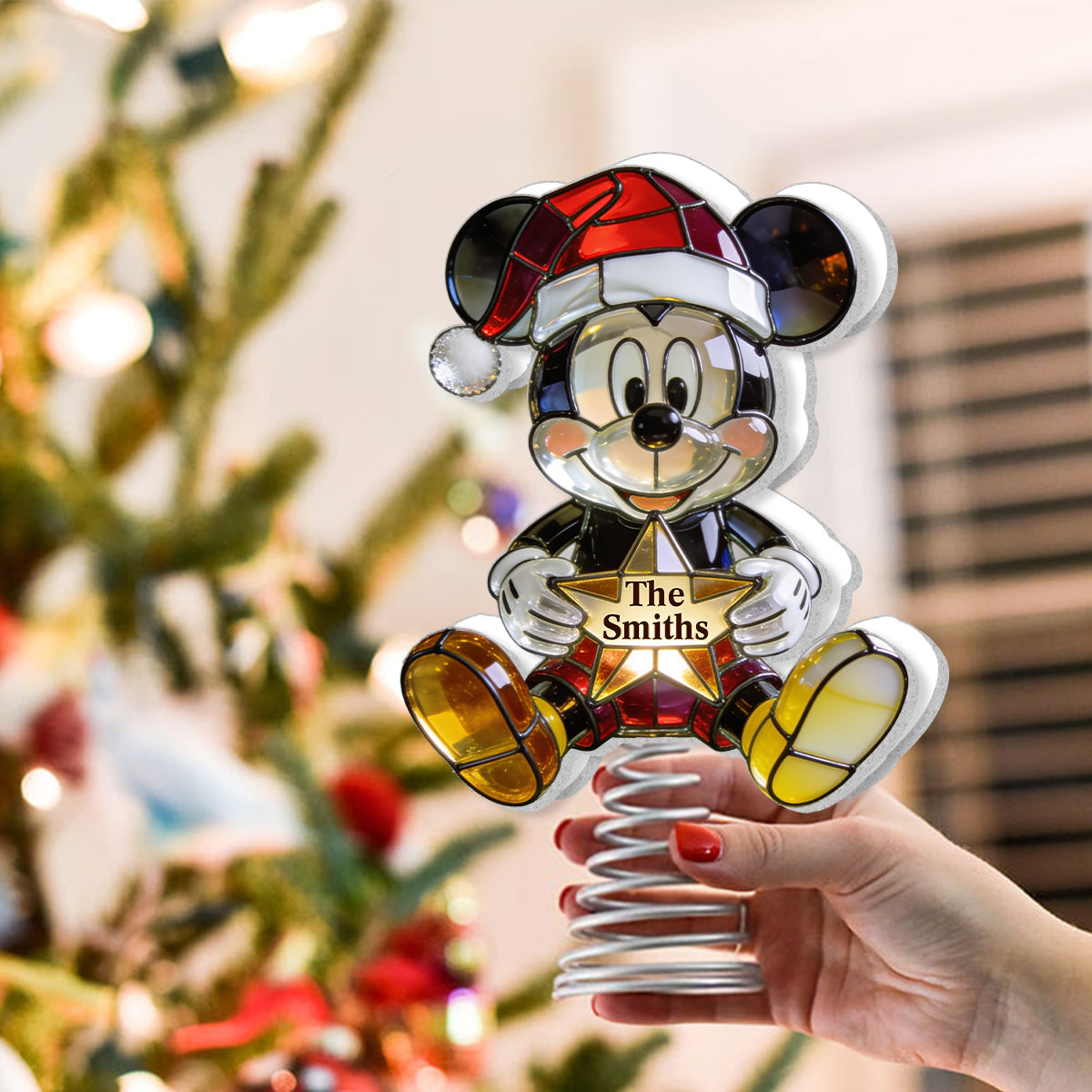 Belive In Magic - Personalized Mouse LED Light Tree Topper