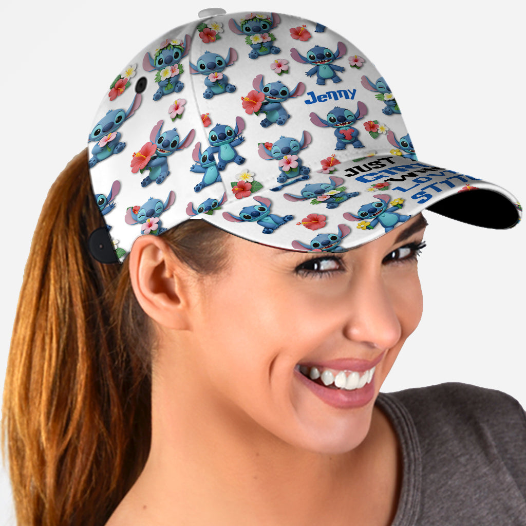 Just A Girl Who Loves Ohana - Personalized Ohana Classic Cap