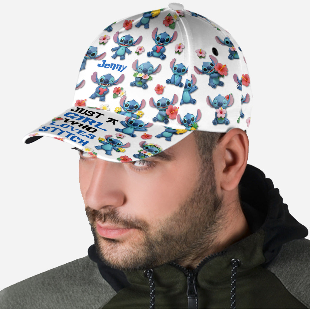 Just A Girl Who Loves Ohana - Personalized Ohana Classic Cap