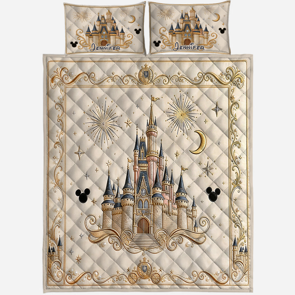 Believe In Magic - Personalized Dream Trip Quilt Set