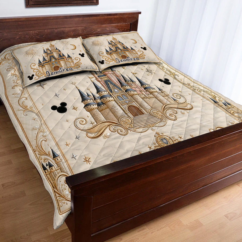 Believe In Magic - Personalized Dream Trip Quilt Set