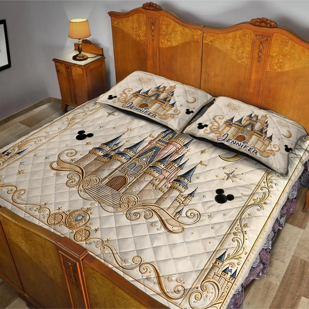 Believe In Magic - Personalized Dream Trip Quilt Set