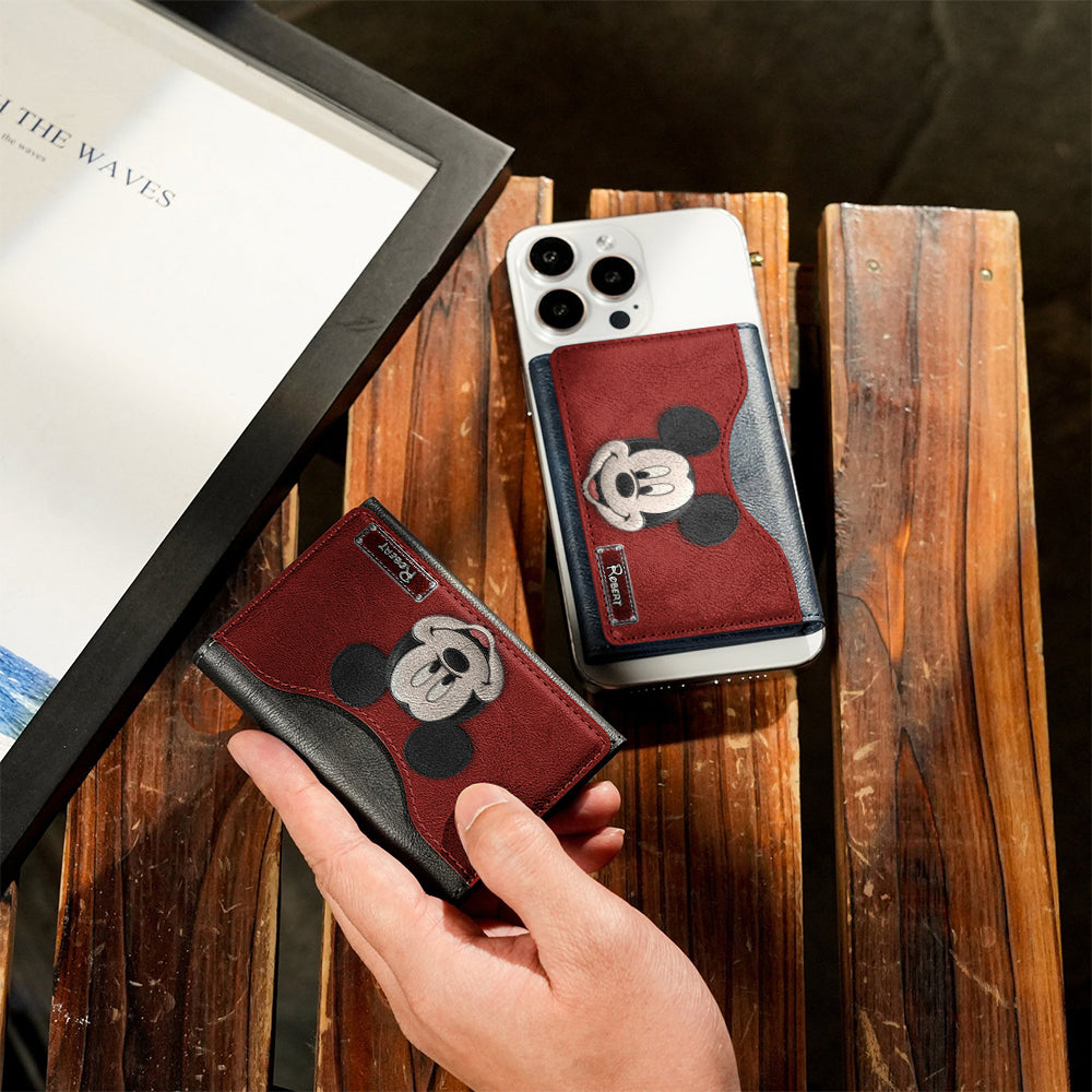 Dream Magic Custom Name - Personalized Mouse Magsafe Wallet