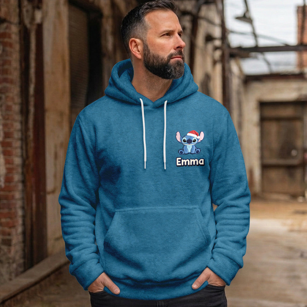 Merry Stitchmas - Personalized Ohana Fleece Hoodie