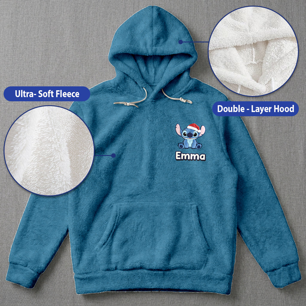 Merry Stitchmas - Personalized Ohana Fleece Hoodie