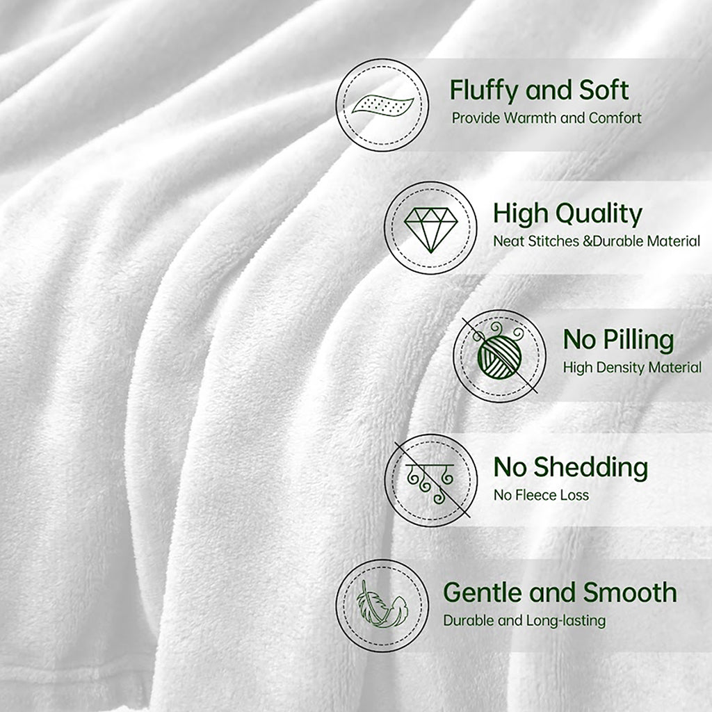 Spooky Faces, Cozy Nights - Personalized Nightmare Shaped Fleece Blanket