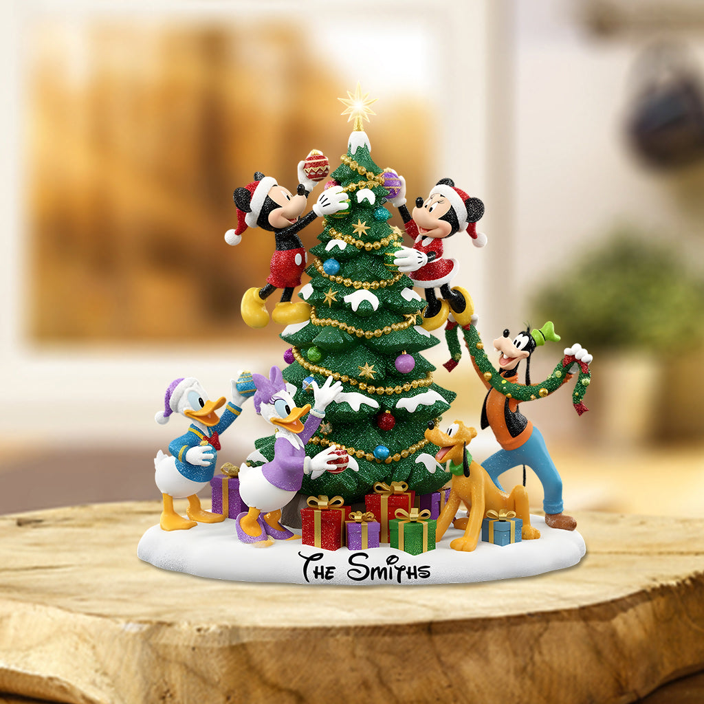 Merry Christmas - Personalized Mouse Custom Shaped Acrylic Plaque