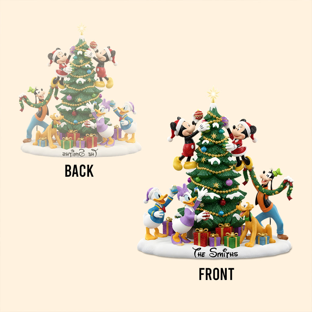 Merry Christmas - Personalized Mouse Custom Shaped Acrylic Plaque