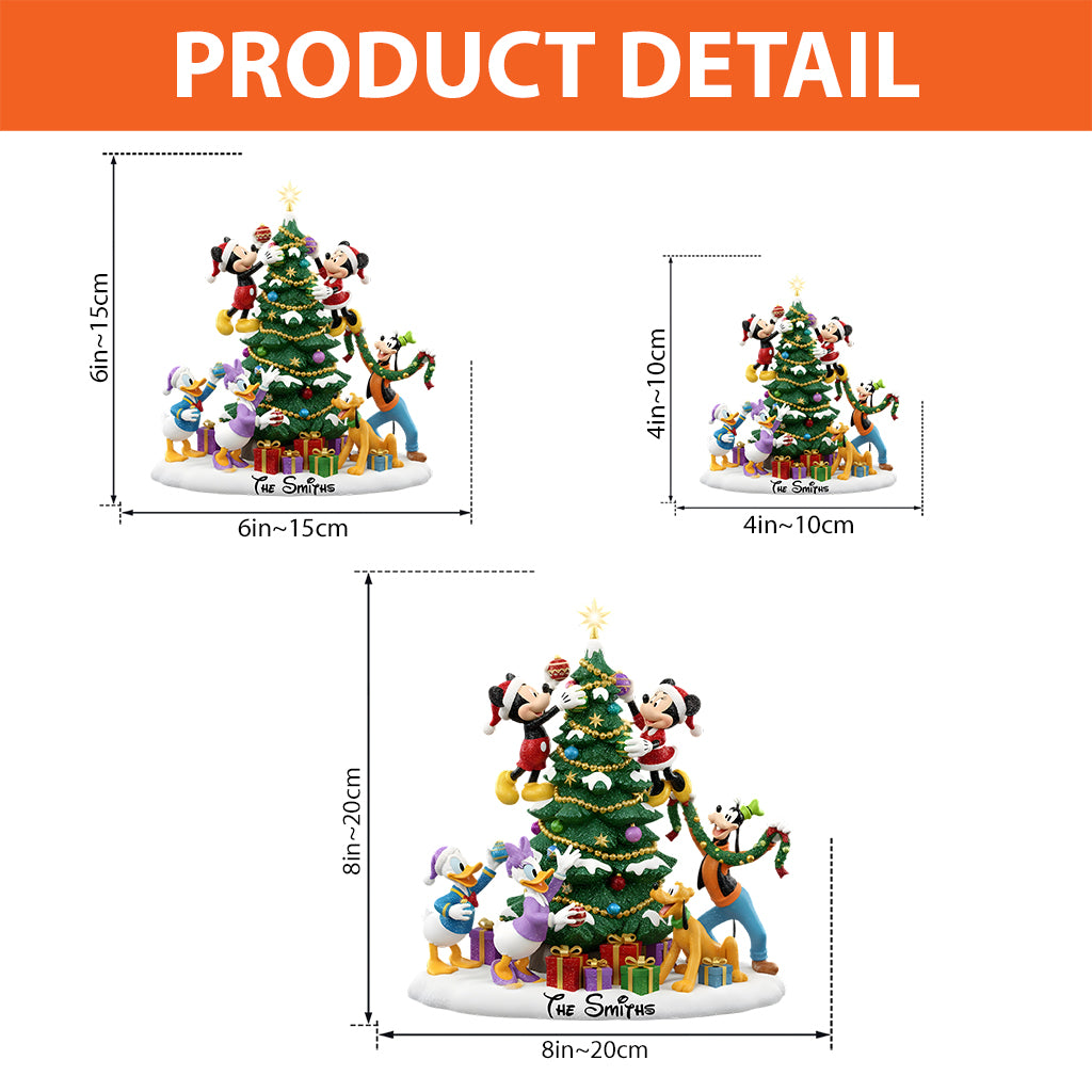 Merry Christmas - Personalized Mouse Custom Shaped Acrylic Plaque