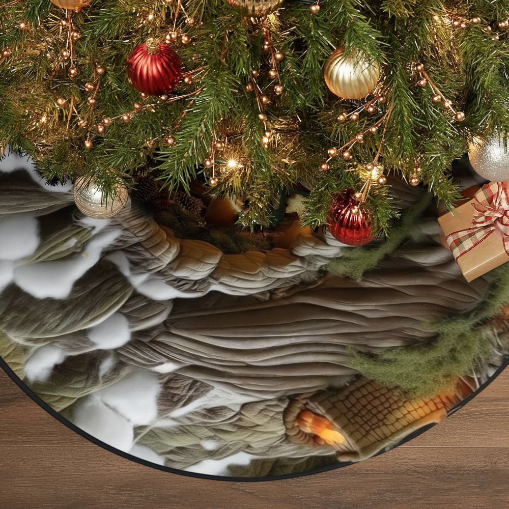 Believe In Magic - Personalized Mouse Shaped Tree Skirt