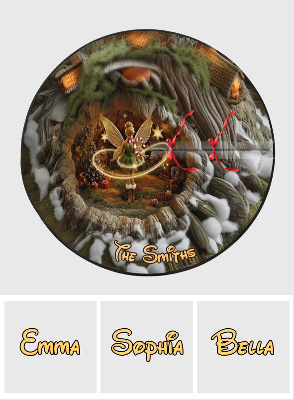 Believe In Magic - Personalized Mouse Shaped Tree Skirt