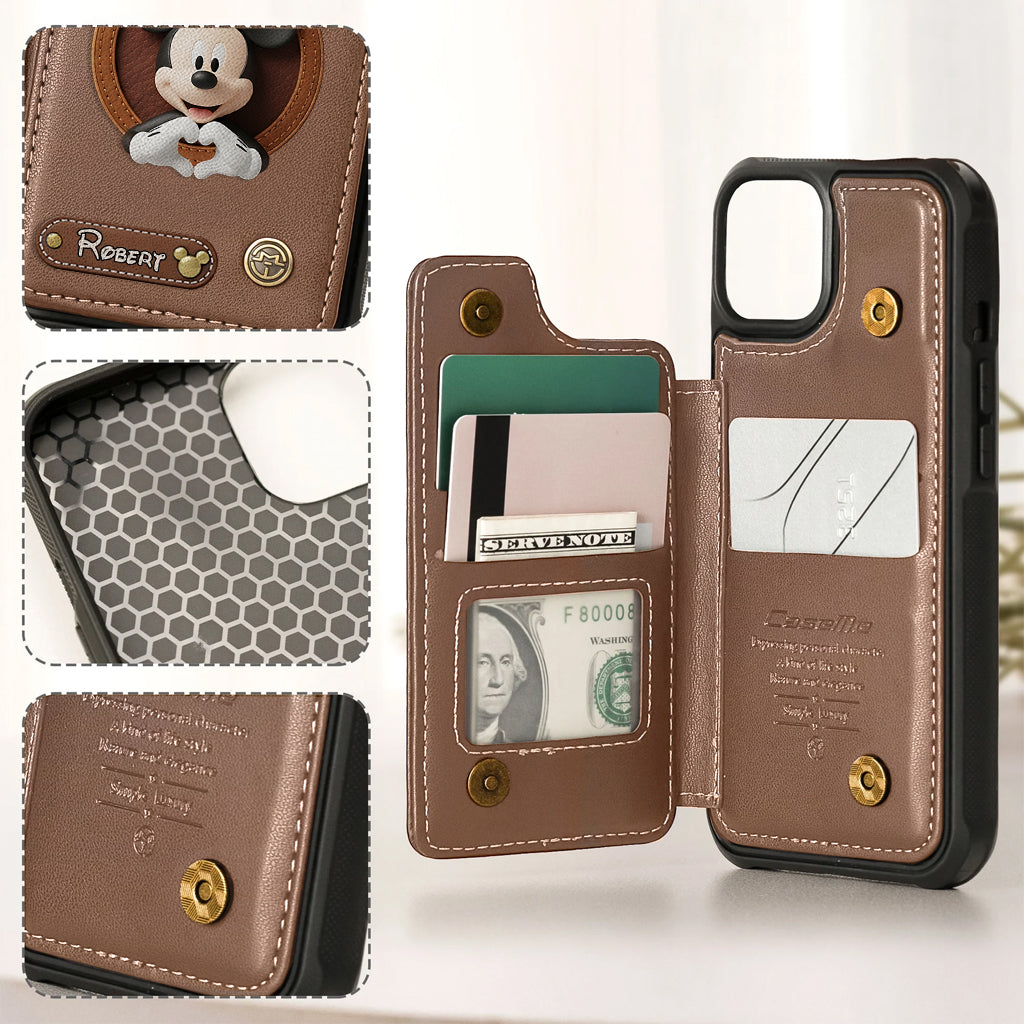 Magical Moments - Personalized Mouse Wallet Phone Case