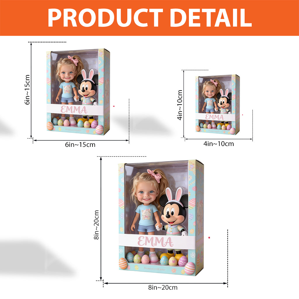 Custom Any Photo Magical Easter - Personalized Kid Custom Shaped Acrylic Plaque