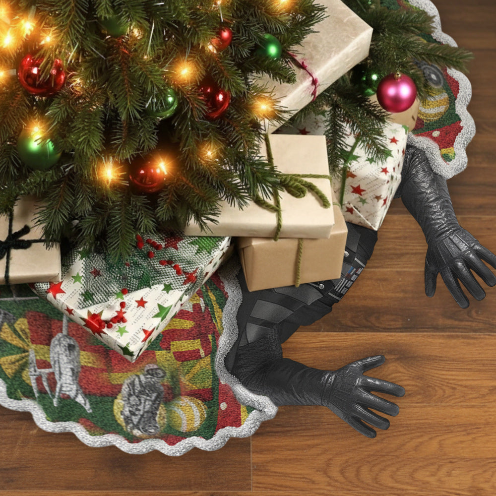 Merry Christmas - Personalized The Force Shaped Tree Skirt