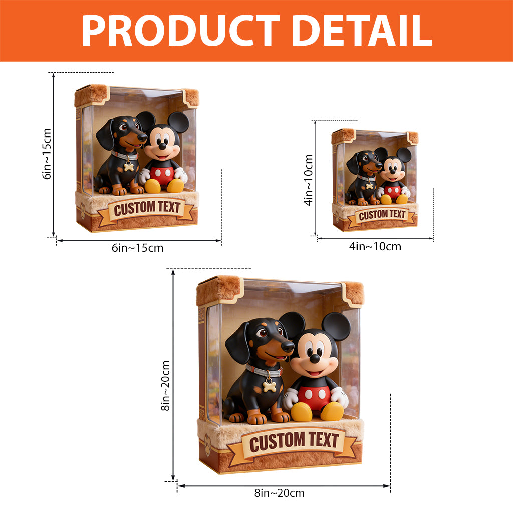 Pet Friends - Personalized Mouse Custom Shaped Acrylic Plaque