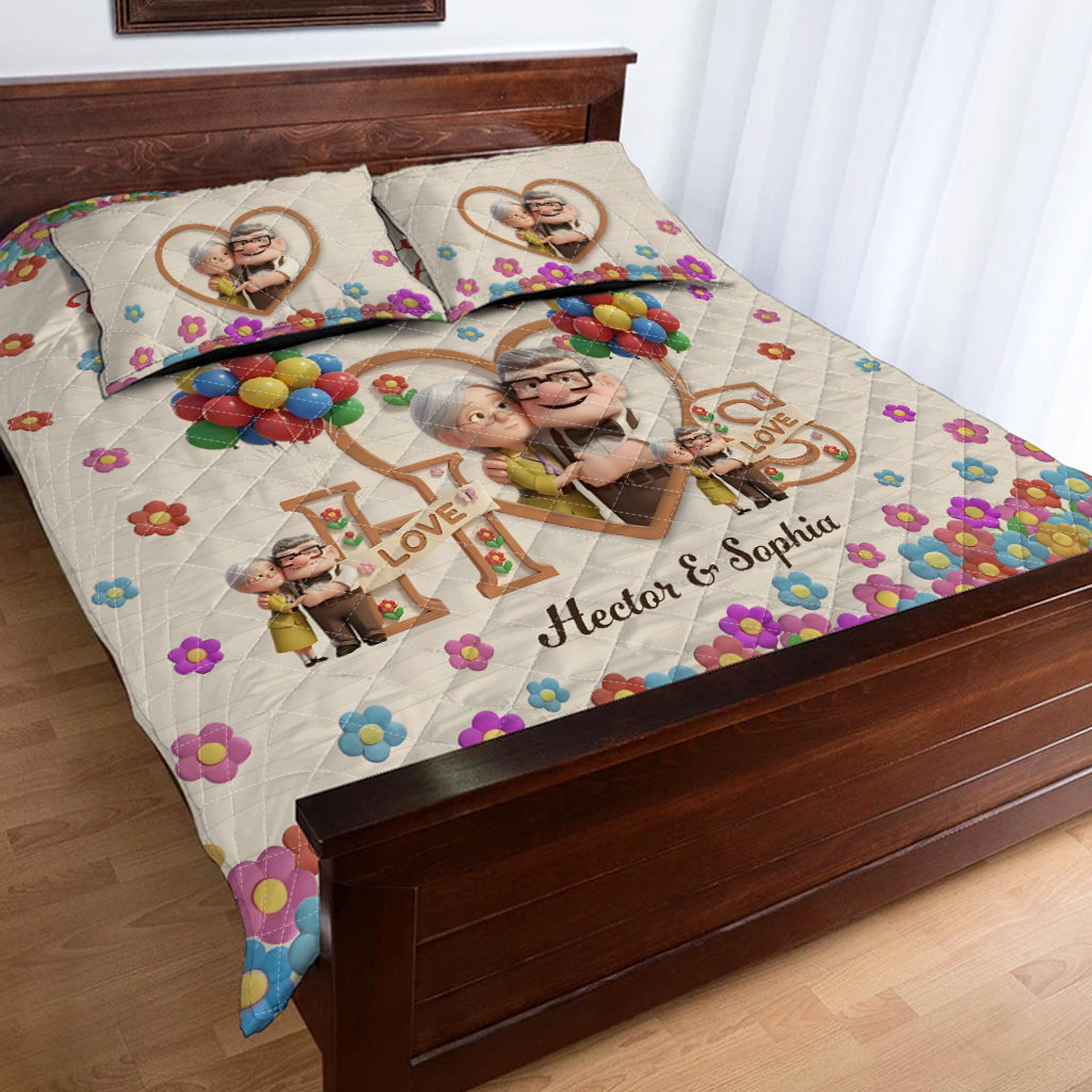 You Are My Greatest Adventure - Personalized Mouse Quilt Set