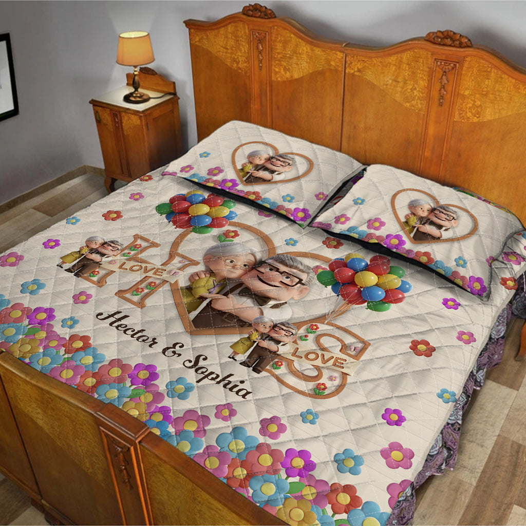 You Are My Greatest Adventure - Personalized Mouse Quilt Set