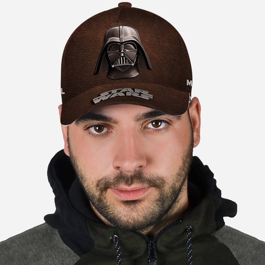 The Black Armored Commander Custom Name - Personalized The Force Classic Cap