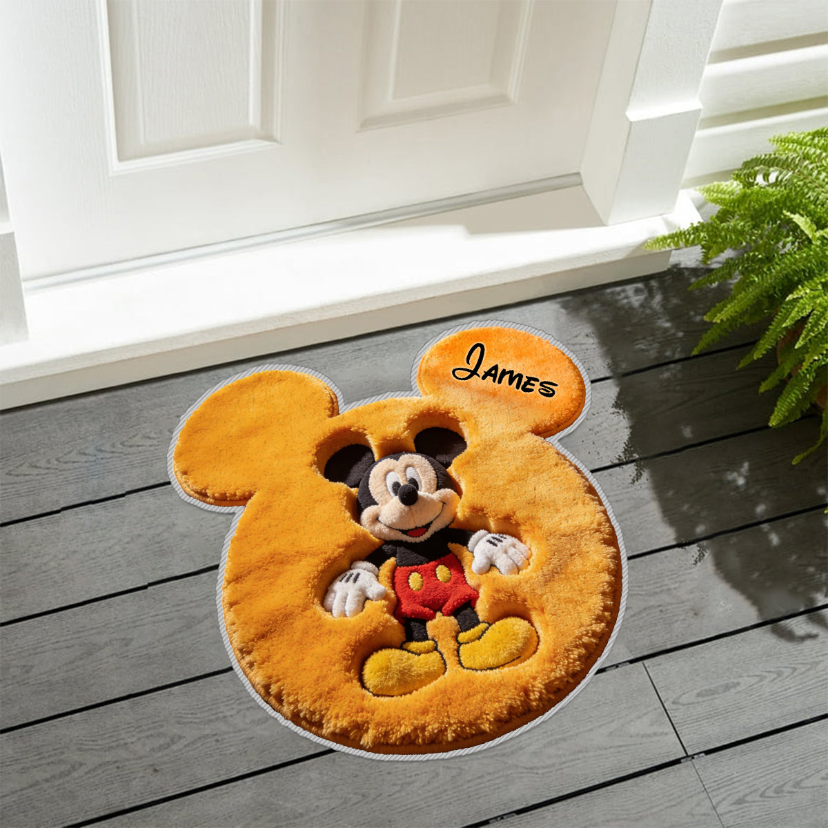 Magic Friends - Personalized Mouse Non-Slip Tufted Rug