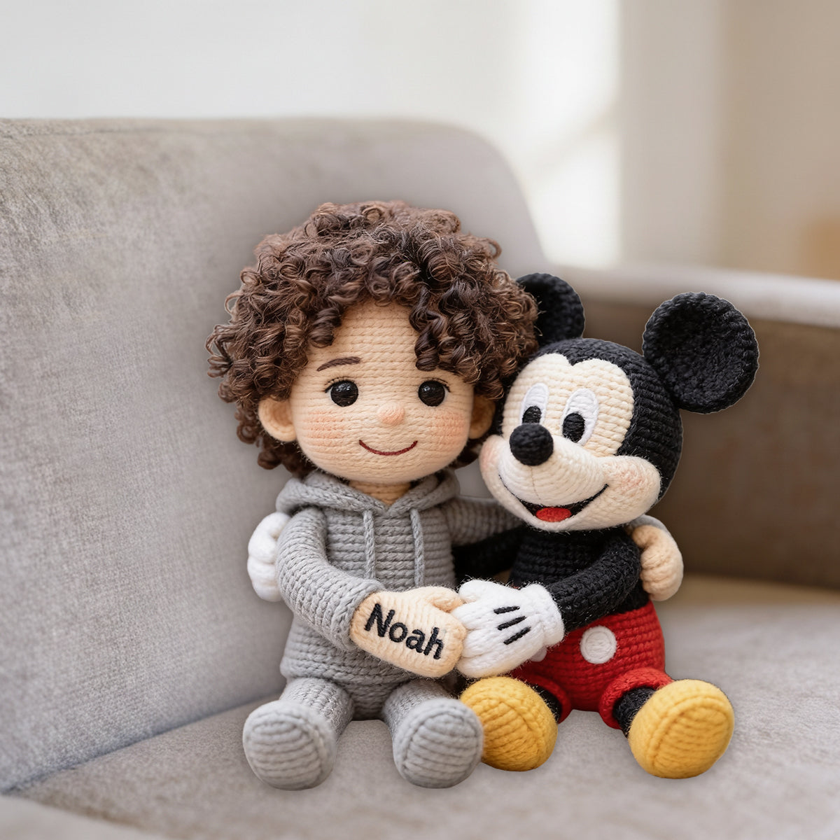 My Favorite Character - Personalized Kid Premium Faux Fur Pillow