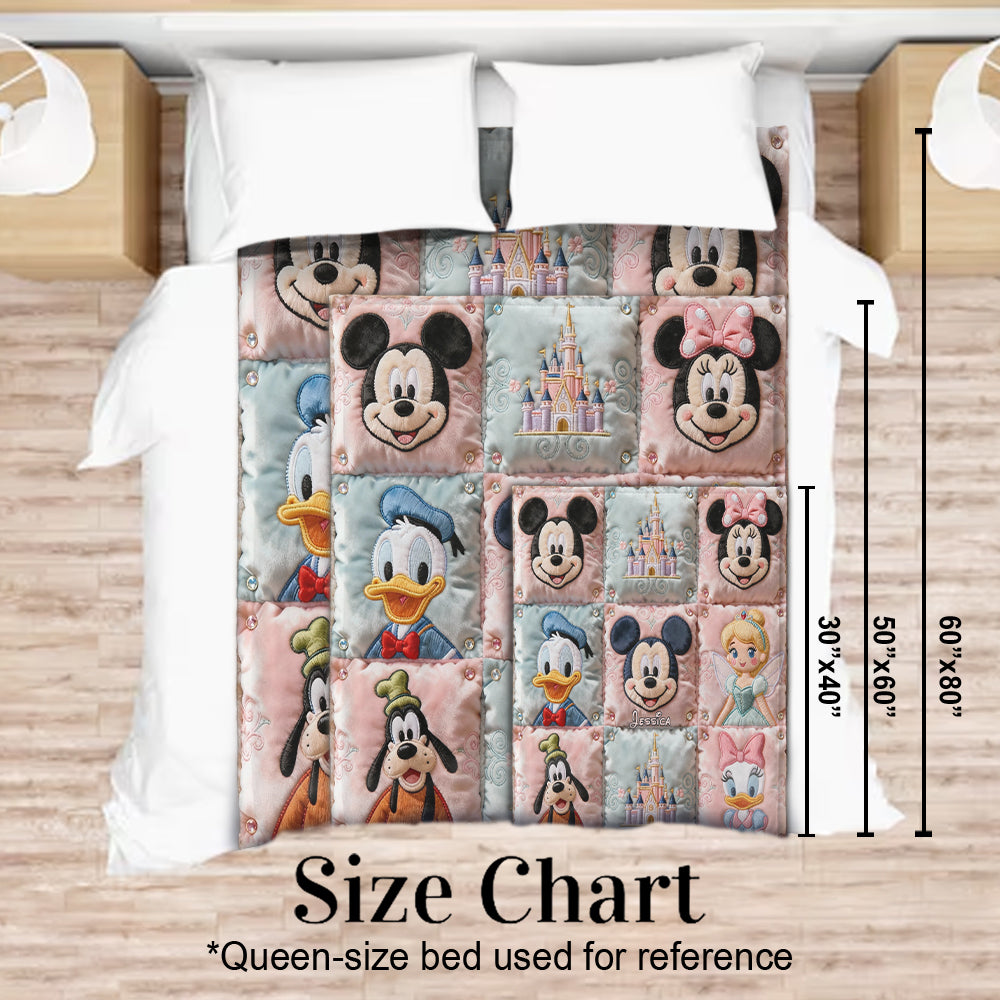 Magic Friends - Personalized Mouse Blanket