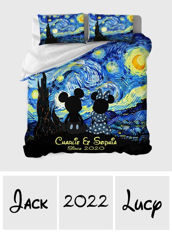 Magical Star Night - Personalized Mouse Bedding Set
