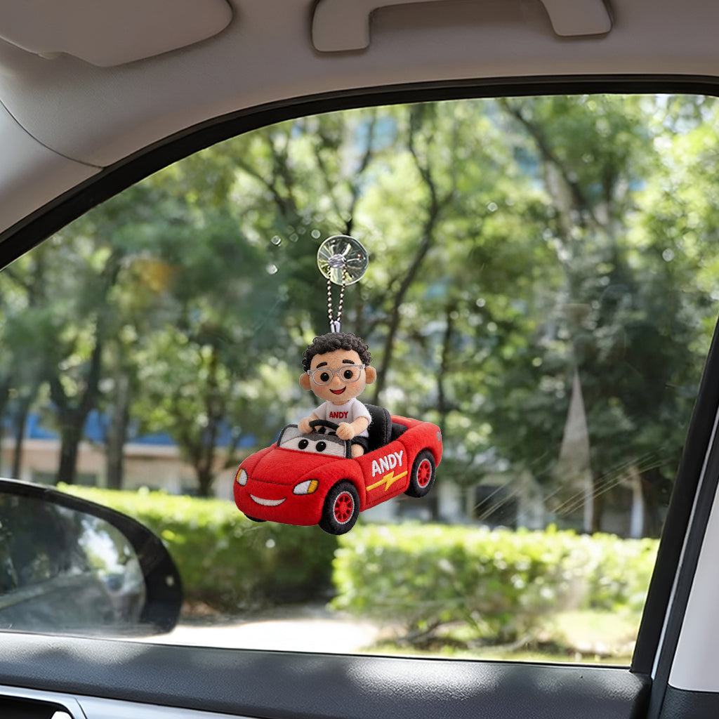 Ride Together - Personalized Racing Lover Plush Keychain