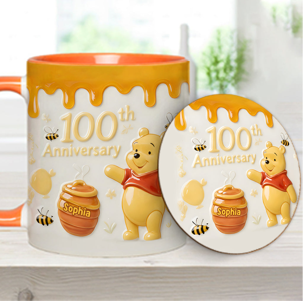Honey Bear 100th Anniversary - Personalized Accent Mug