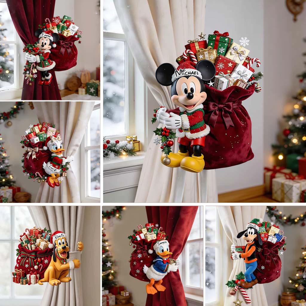Magical Christmas - Personalized Mouse Curtain Tieback