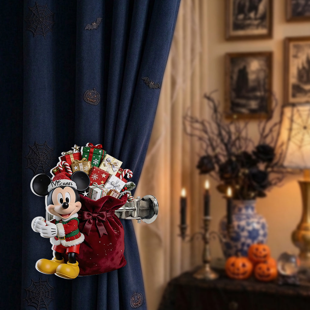 Magical Christmas - Personalized Mouse Curtain Tieback