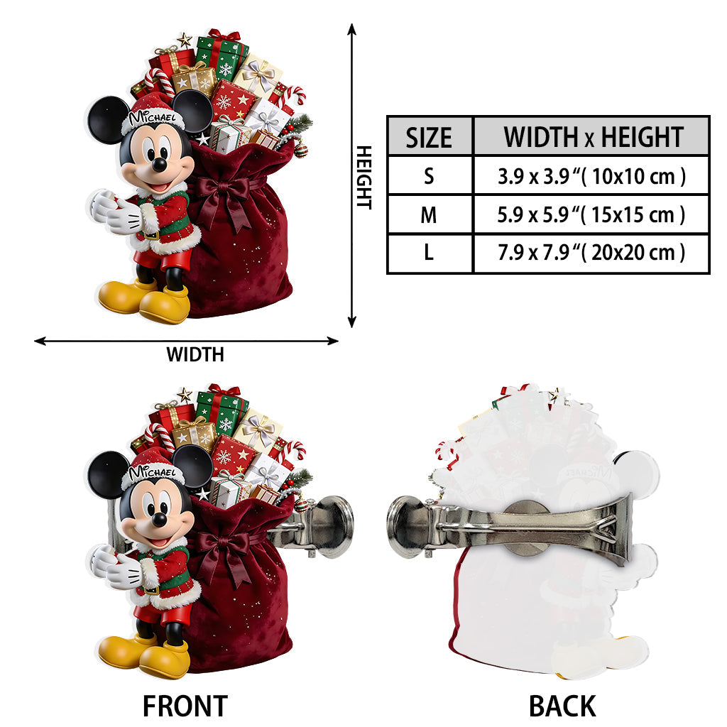 Magical Christmas - Personalized Mouse Curtain Tieback