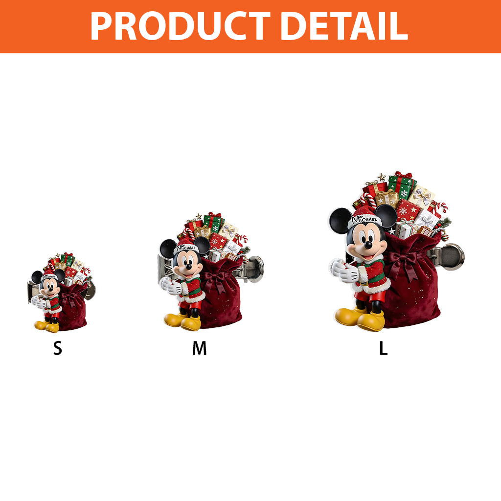 Magical Christmas - Personalized Mouse Curtain Tieback