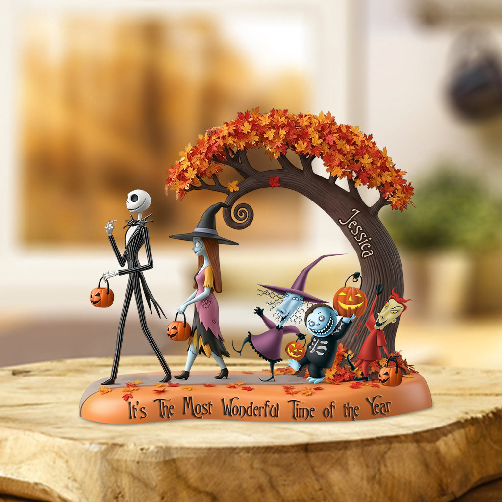 It's The Most Wonderful Time Of The Year - Personalized Nightmare Custom Shaped Acrylic Plaque