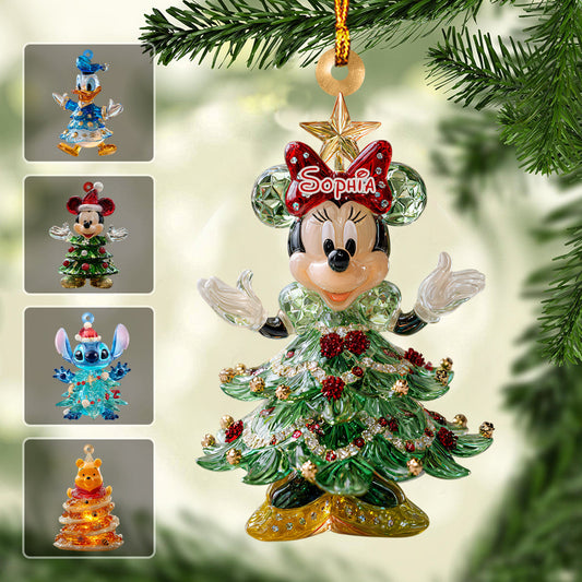 Magical Christmas - Personalized Mouse Ornament