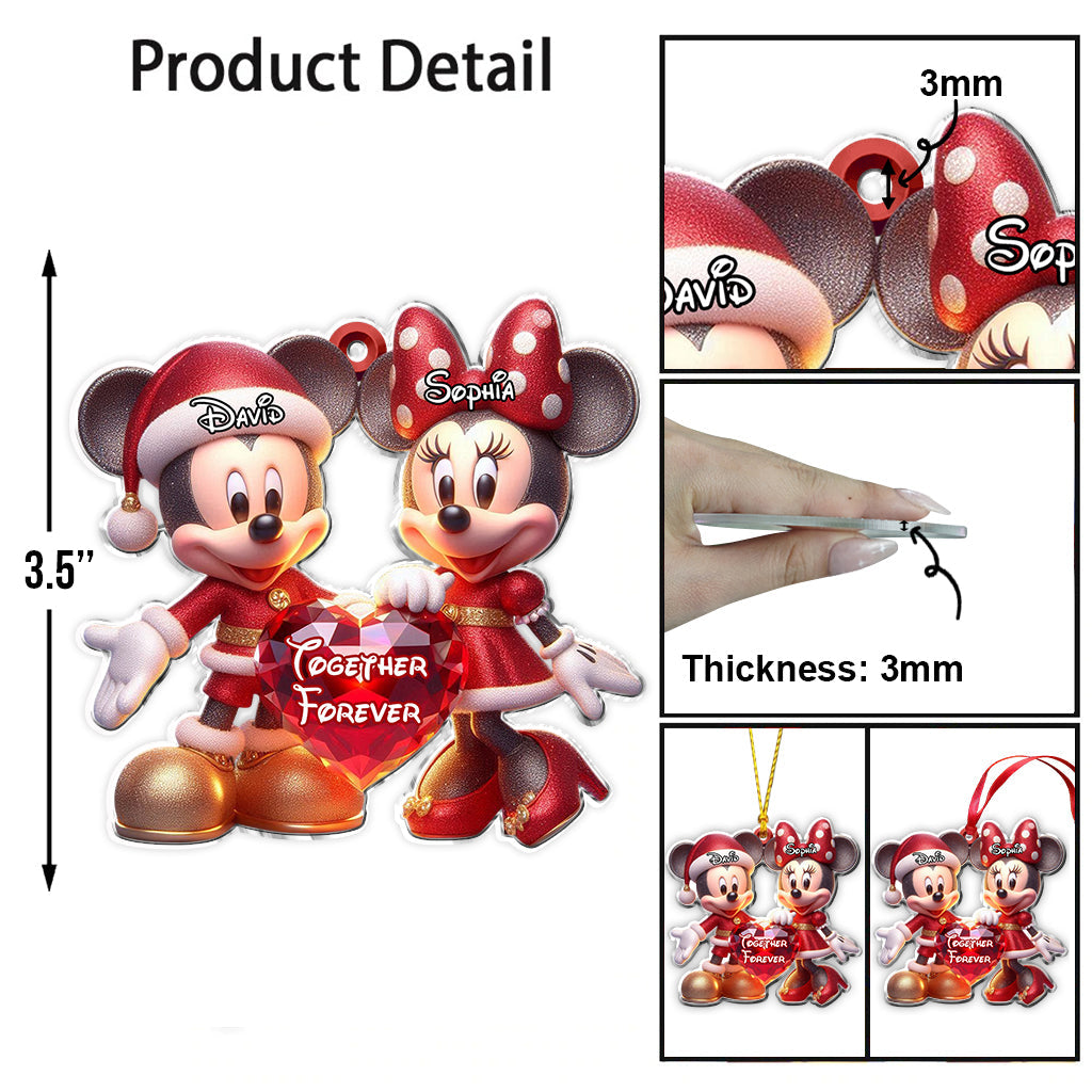 You & Me - Personalized Mouse Ornament