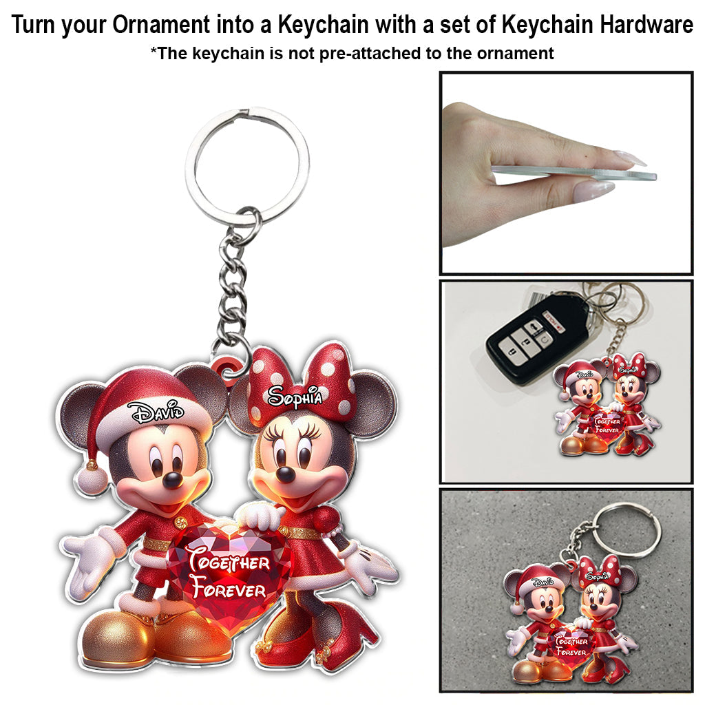 You & Me - Personalized Mouse Ornament