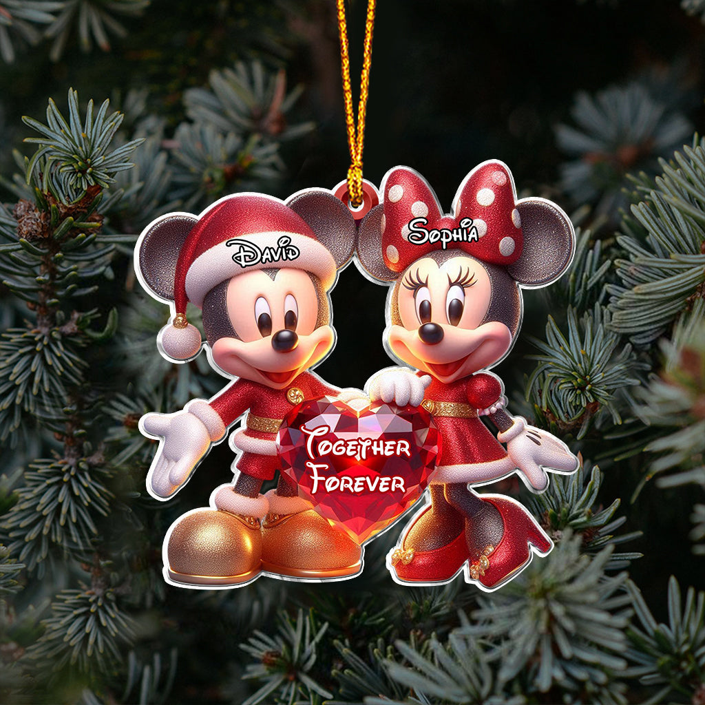 You & Me - Personalized Mouse Ornament