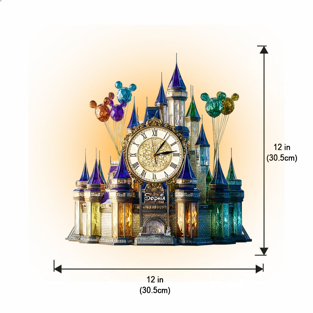 Magical Time - Personalized Mouse LED Light Wall Clock
