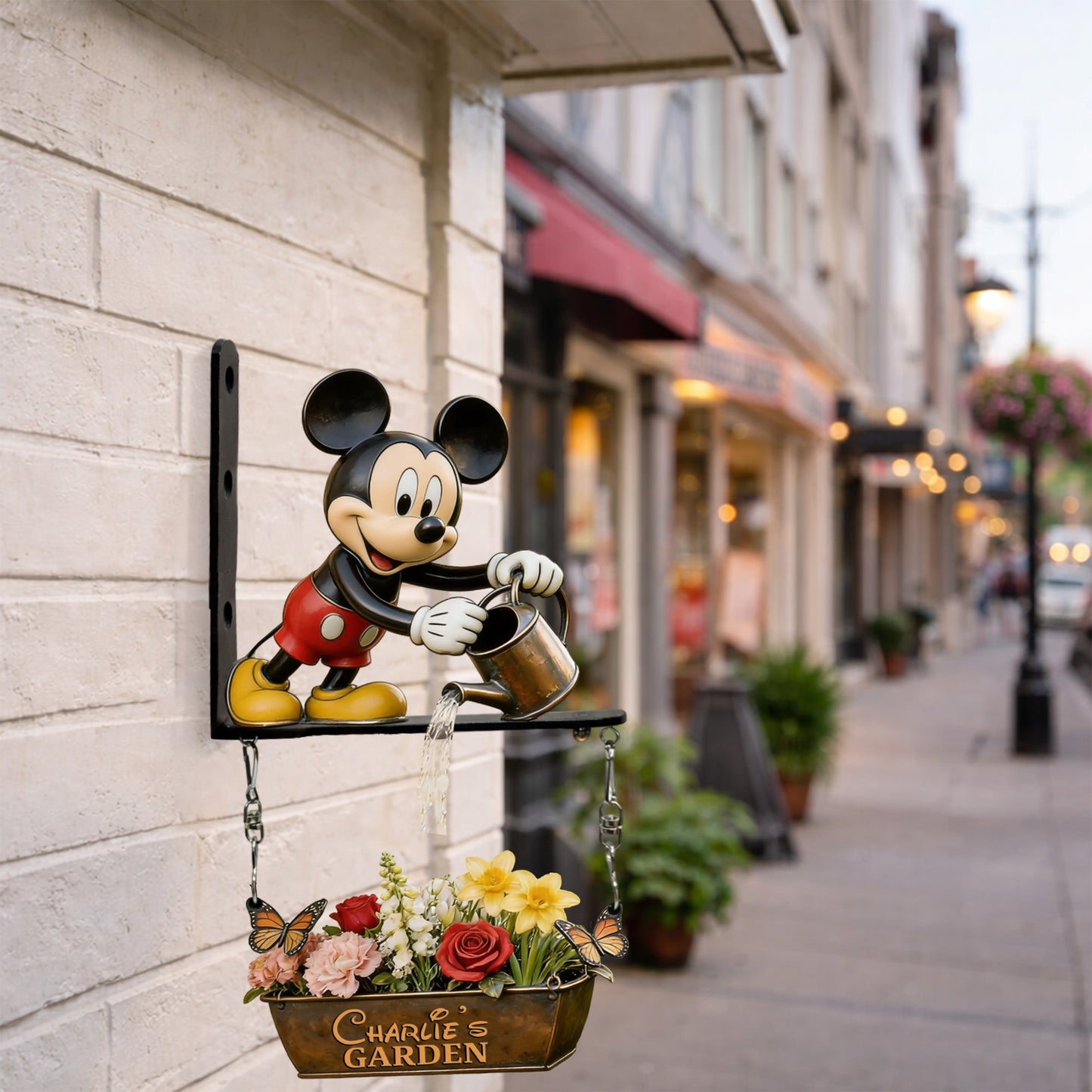 Magical Garden Gift For Gardening Lovers - Personalized Mouse Wooden Wall Mount Sign