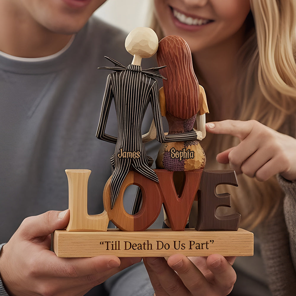 Perfect Gift For Couple - Personalized Nightmare Custom Shaped Acrylic Plaque