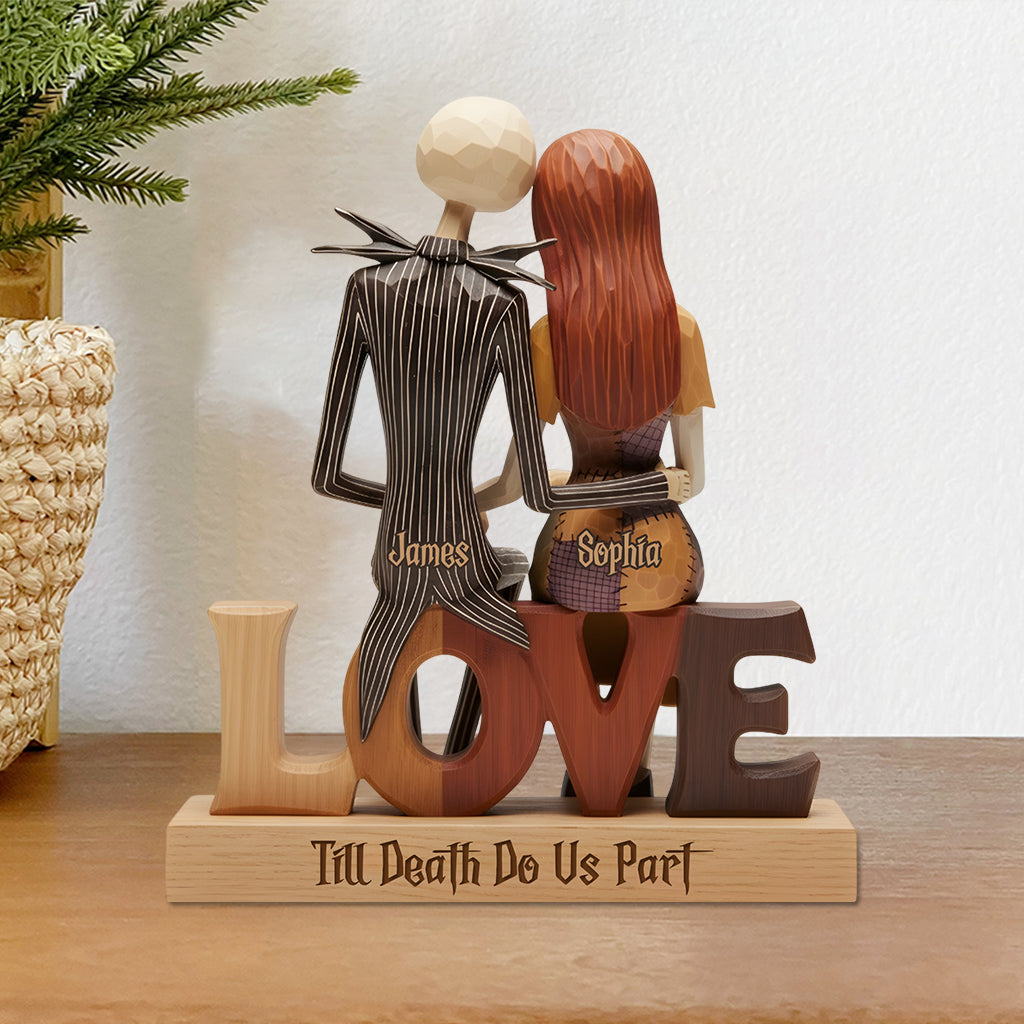 Perfect Gift For Couple - Personalized Nightmare Custom Shaped Acrylic Plaque