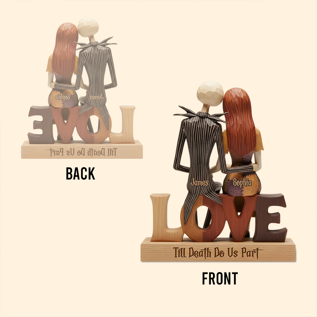 Perfect Gift For Couple - Personalized Nightmare Custom Shaped Acrylic Plaque