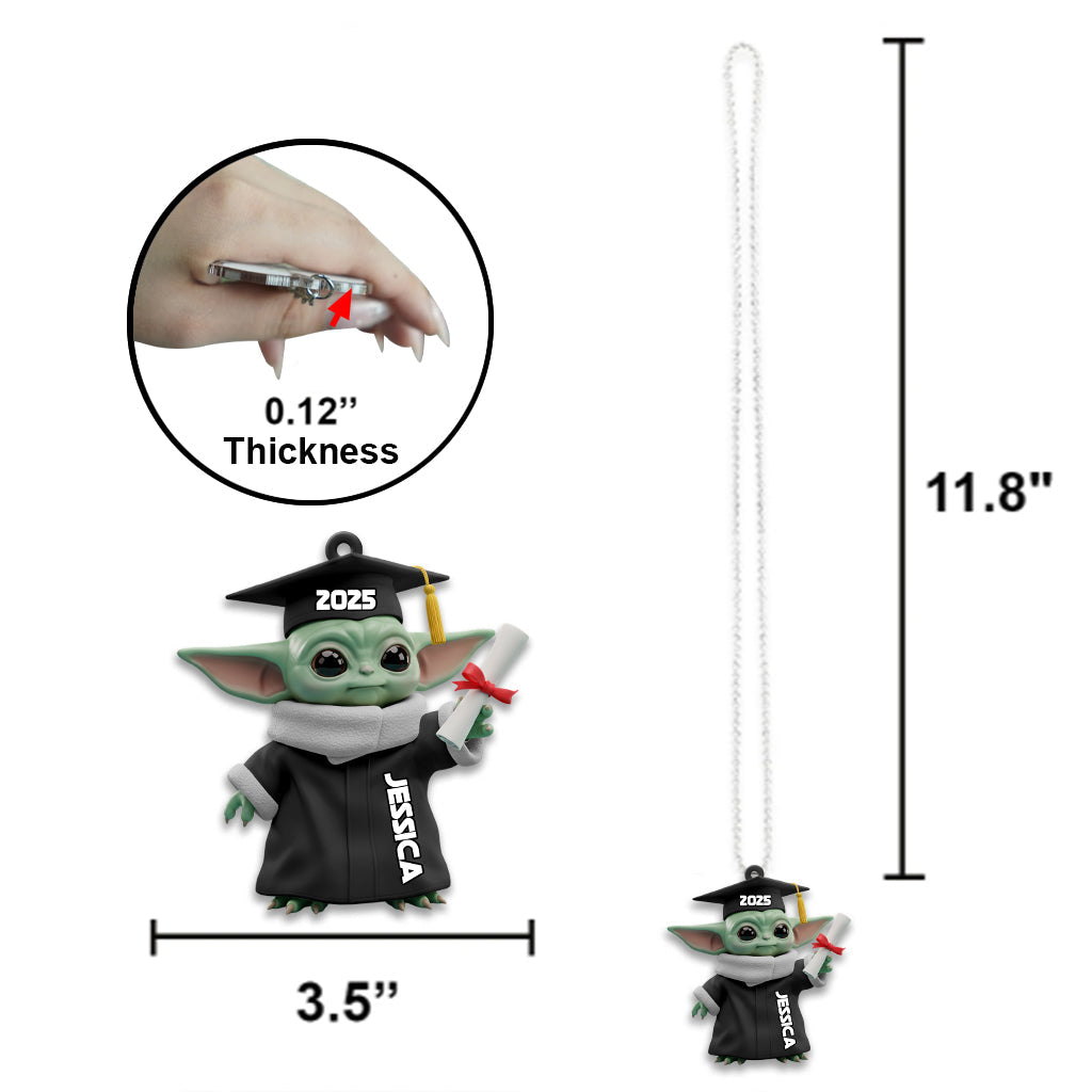 You Da Best - Personalized The Force Car Ornament