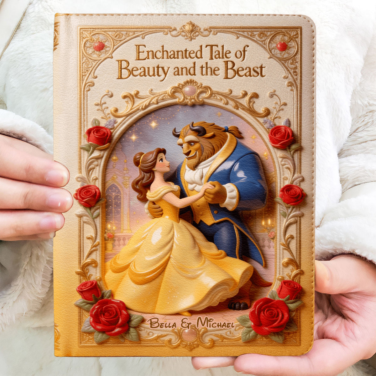 Tale As Old As Time - Personalized Beauty And The Beast Leather Journal