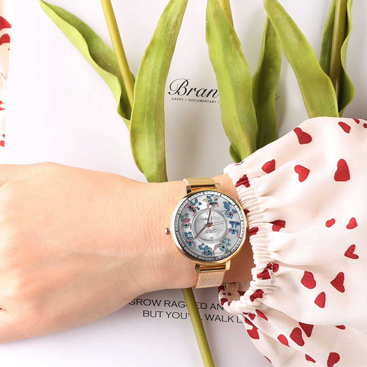 Blue Ohana Friend - Personalized Ohana Women Hand Watch