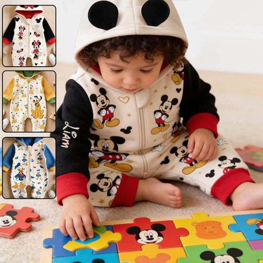Magical Friend - Personalized Mouse Hooded Jumpsuit