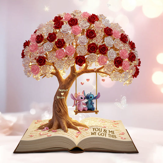 You & Me We Got This - Personalized Ohana Custom Shaped Acrylic Plaque