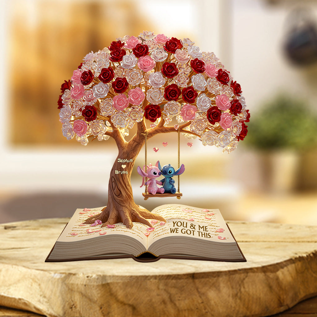 You & Me We Got This - Personalized Ohana Custom Shaped Acrylic Plaque