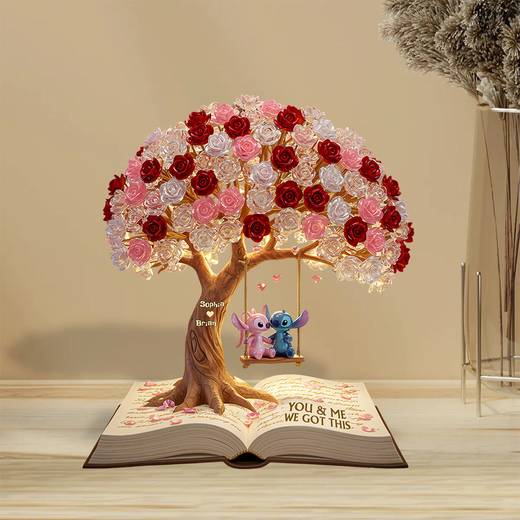 You & Me We Got This - Personalized Ohana Custom Shaped Acrylic Plaque