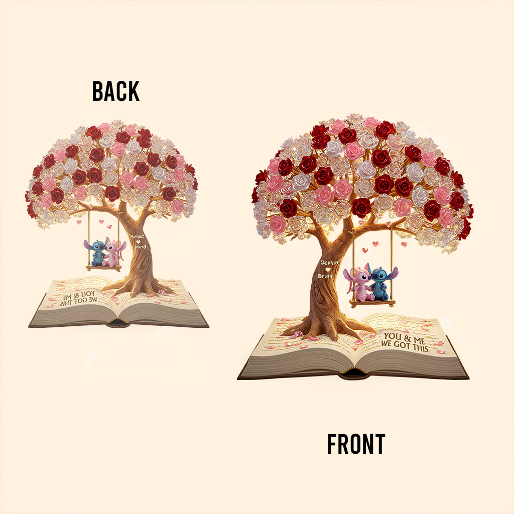 You & Me We Got This - Personalized Ohana Custom Shaped Acrylic Plaque